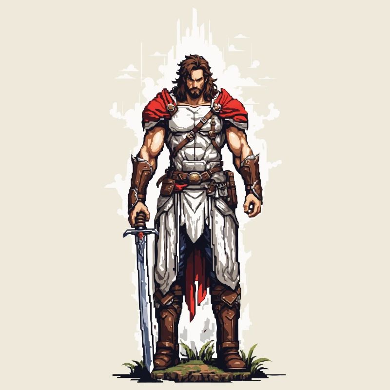 Retro Gaming Pixel Kunst Arcade Videogame Design