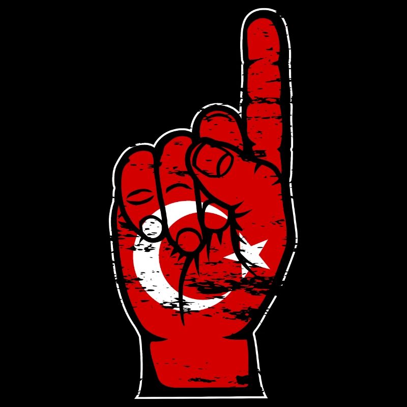 Drapeau de la Turquie numéro 1 utilisé