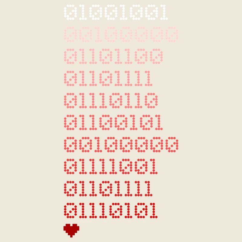 I love You en code binaire