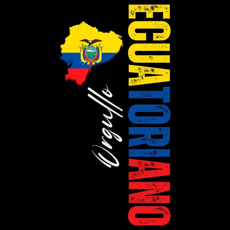 Ecuadorian pride, vertical design