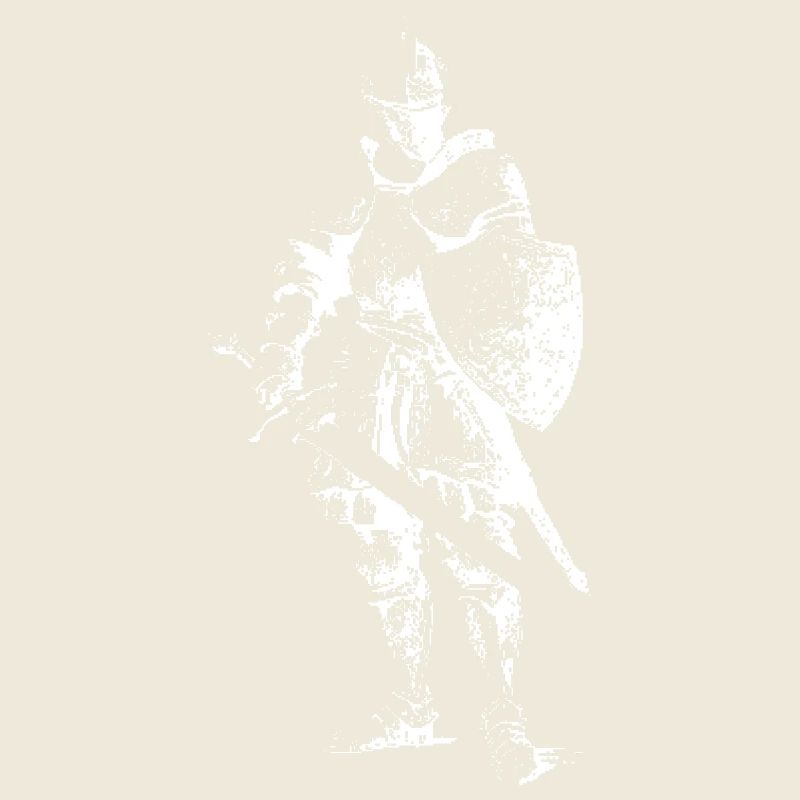 Silhouette du Chevalier de Fer