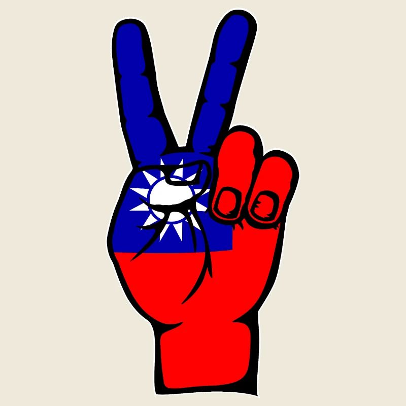 Drapeau de Taïwan Symbole de victoire de la paix