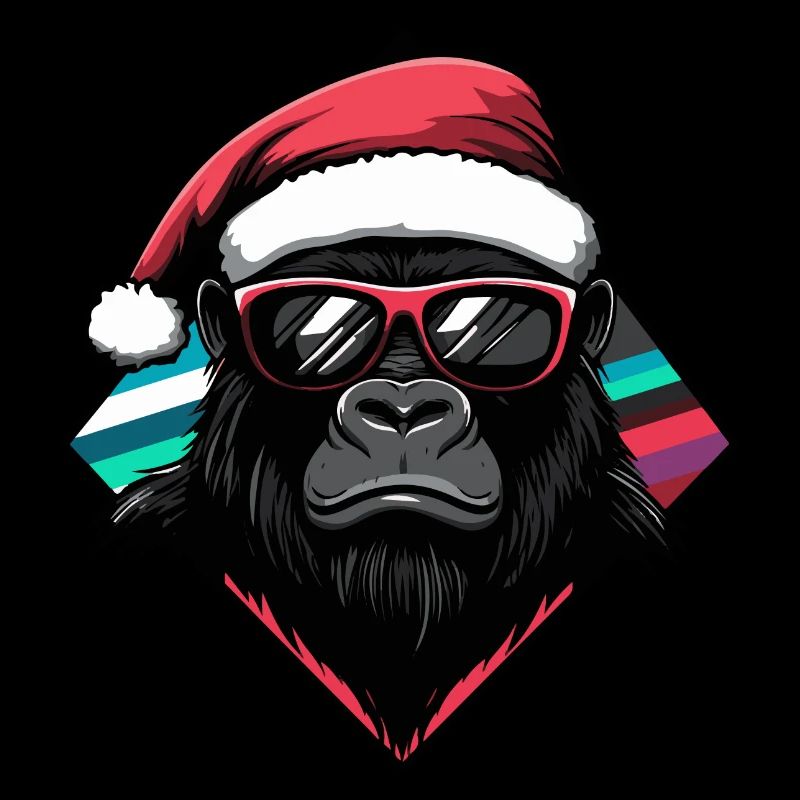 Gorilla Christmas Cool