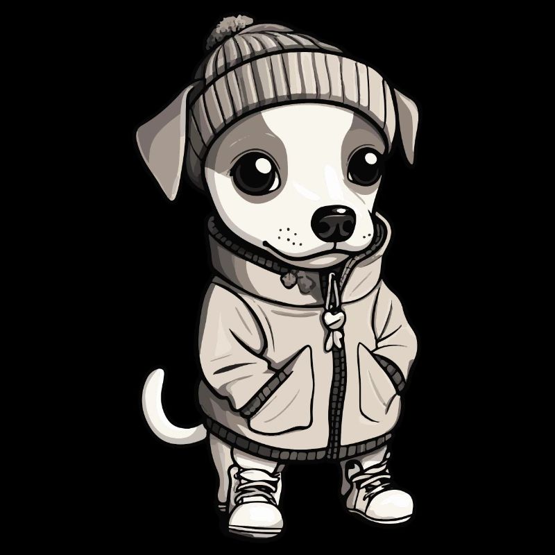 Whippet Dog Stylish