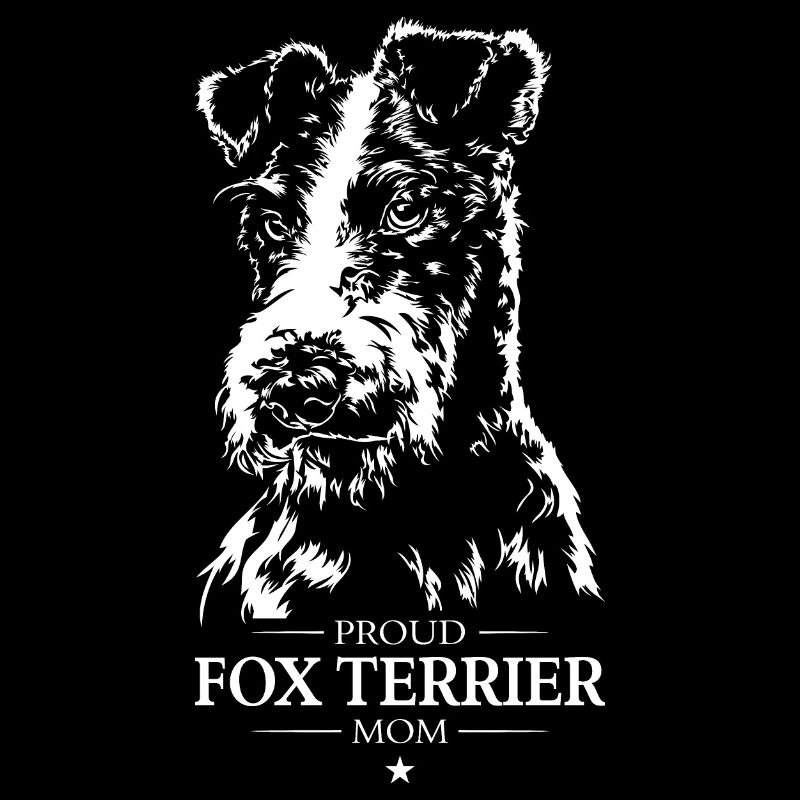 Fox Terrier Mom Hunde Hund Foxterrier Wilsigns