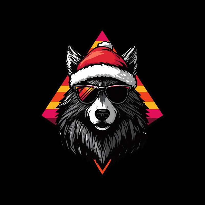 Loup Noël Cool