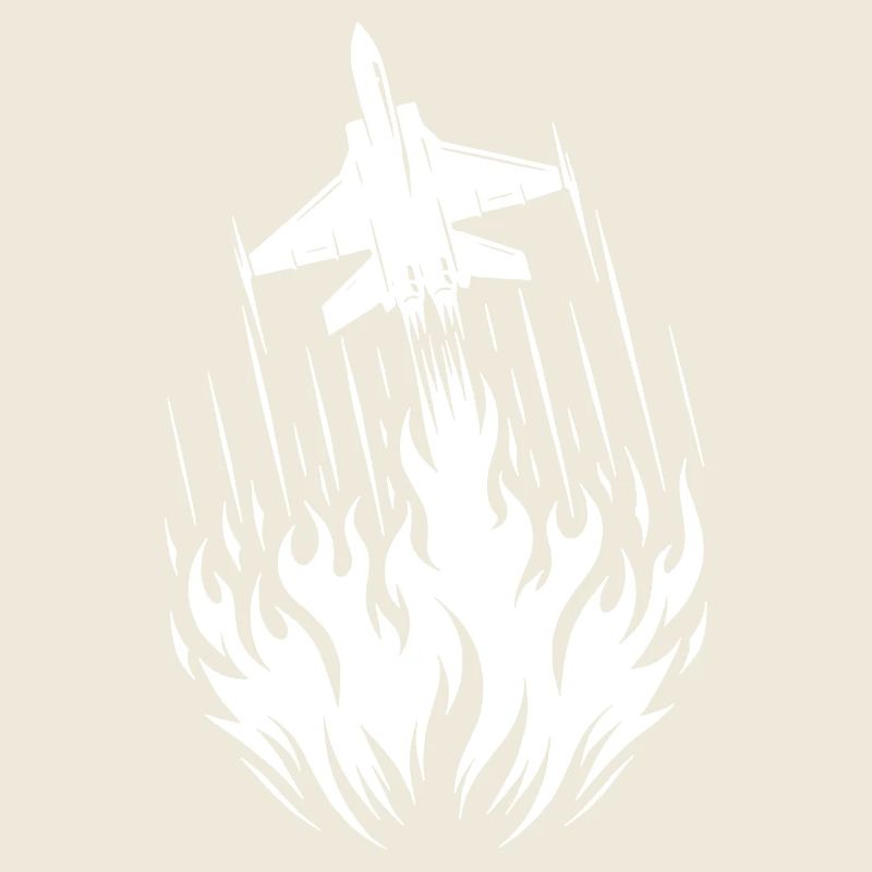 Avion de chasse Modèle D’avion Feu Flammes Vol