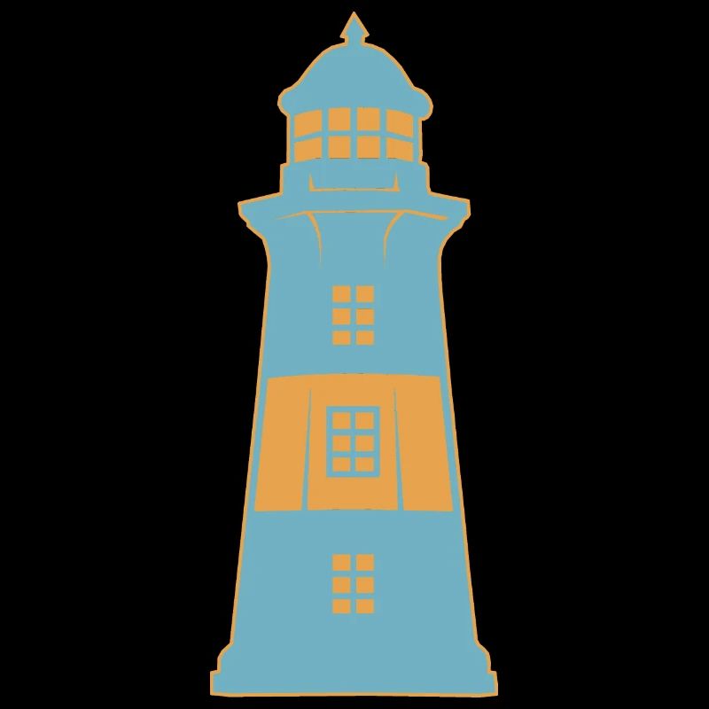Lighthouse in the maritime coast