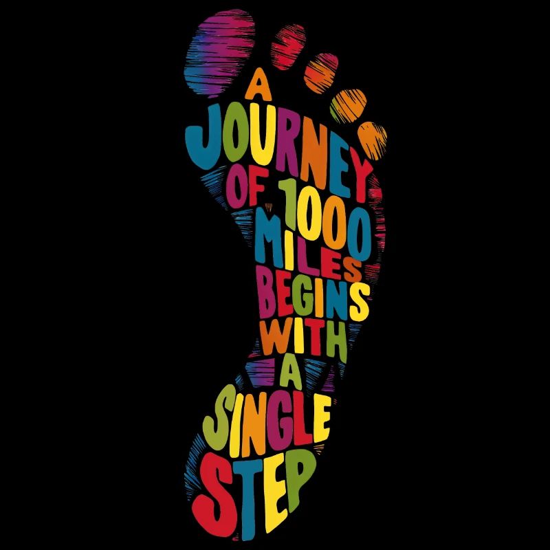 A journey of 1000 miles begins with a single step