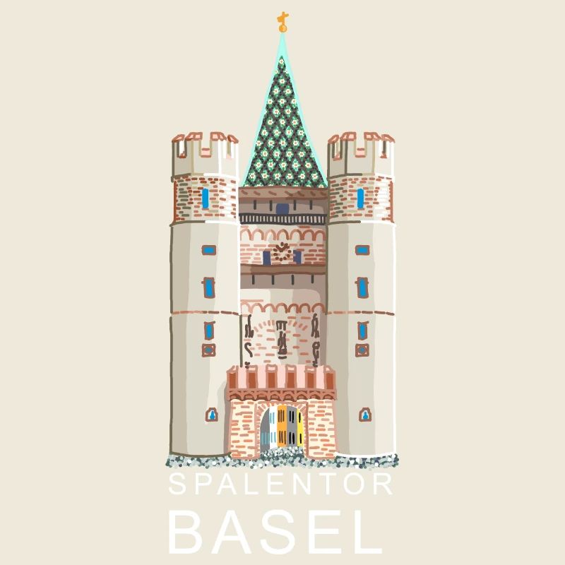 Basel, Spalentor, Switzerland