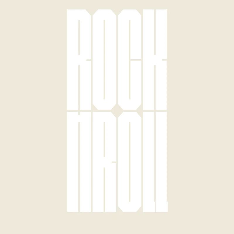 Rock'n'Roll-Logo mit fettem Logo