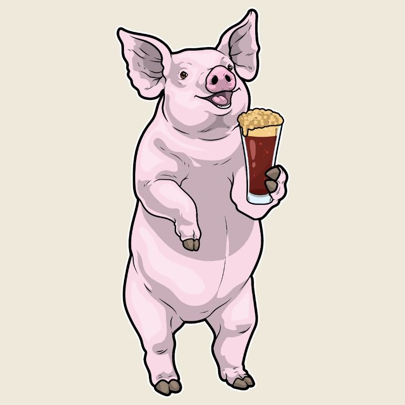 Schwein Bier