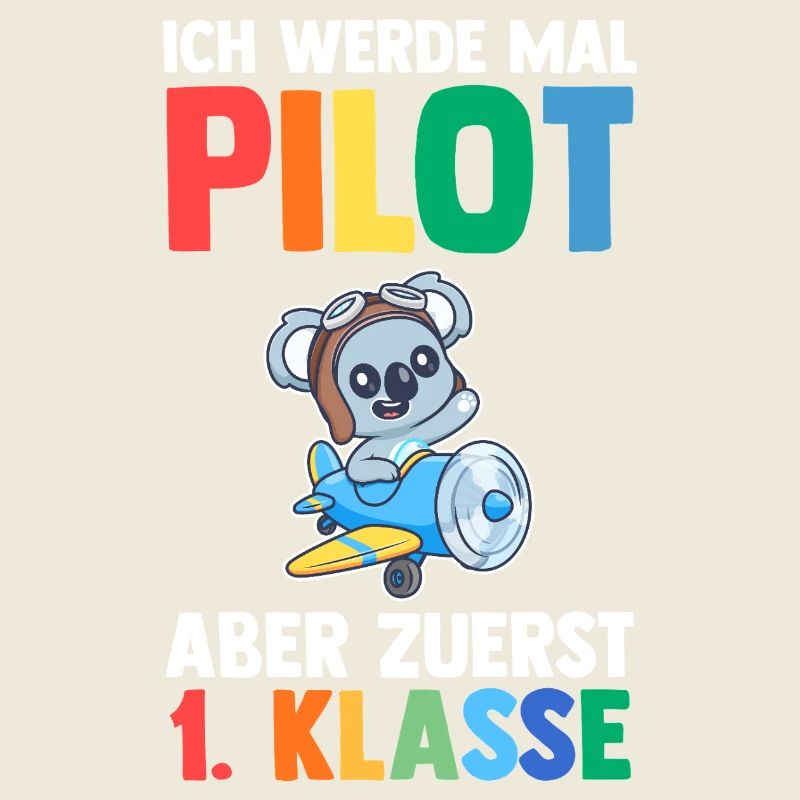 Pilot Erste Klasse Einschulung Schulkind
