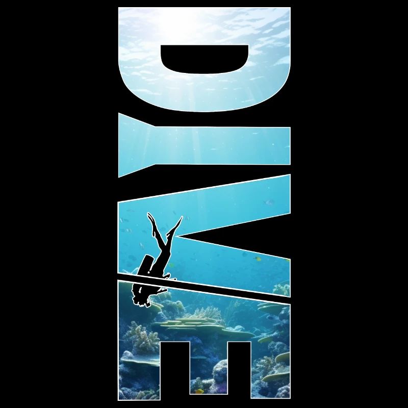 Dive - tolles Scuba Tauchen Design