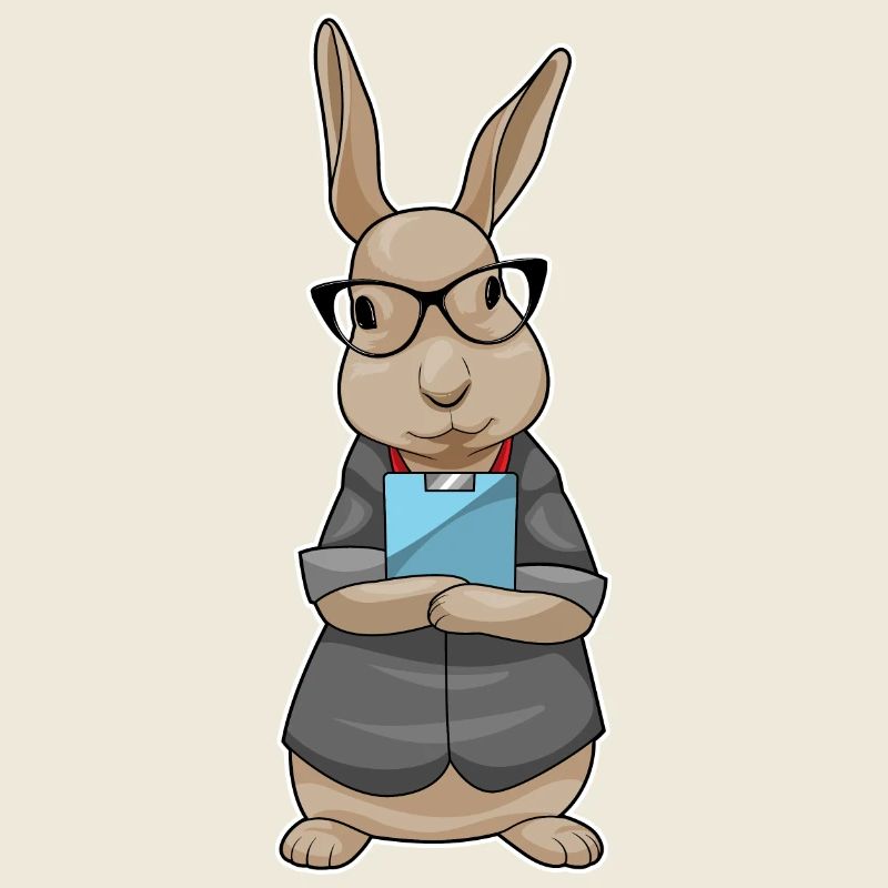 Hase Sekretärin Brille