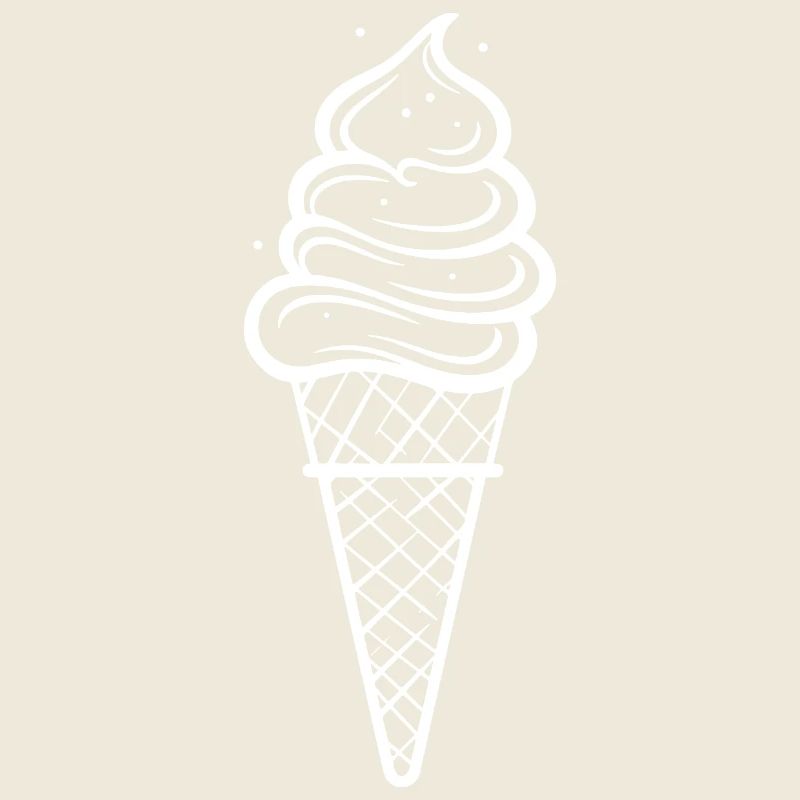 Croquis de crème glacée