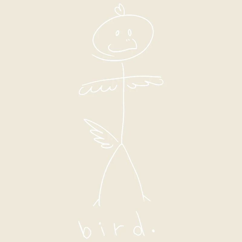 Oiseau. (lignes blanches) (par Leni Riosa)
