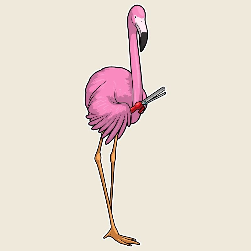 Flamingo Coiffeur Pince à cheveux