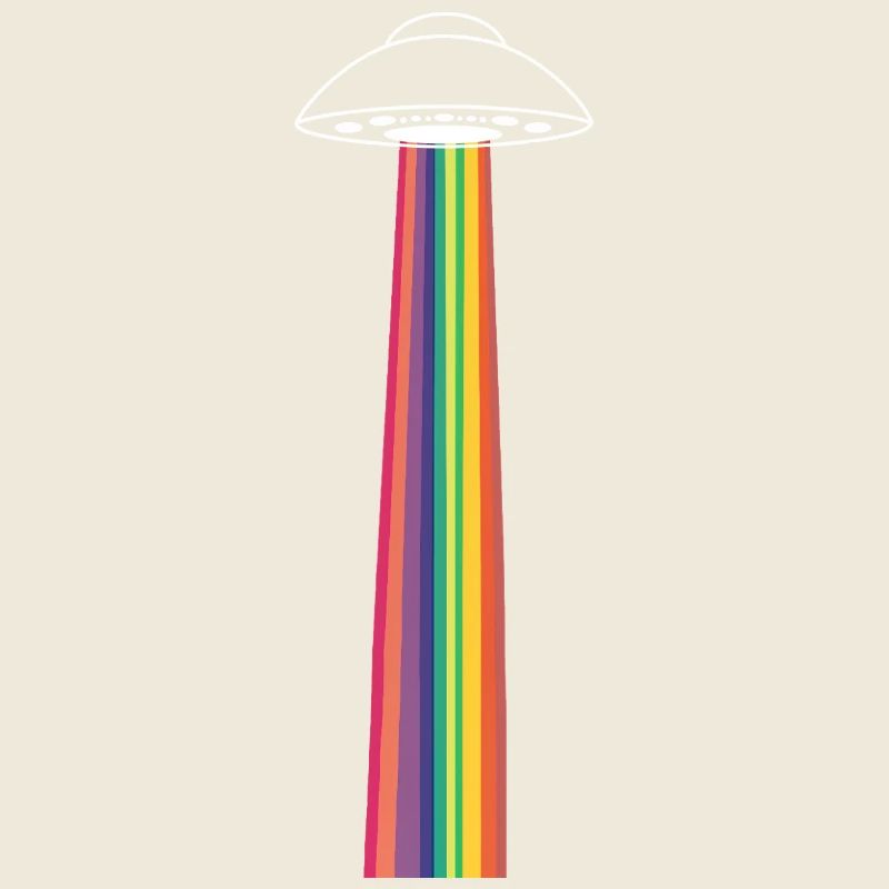 Rainbow ufo