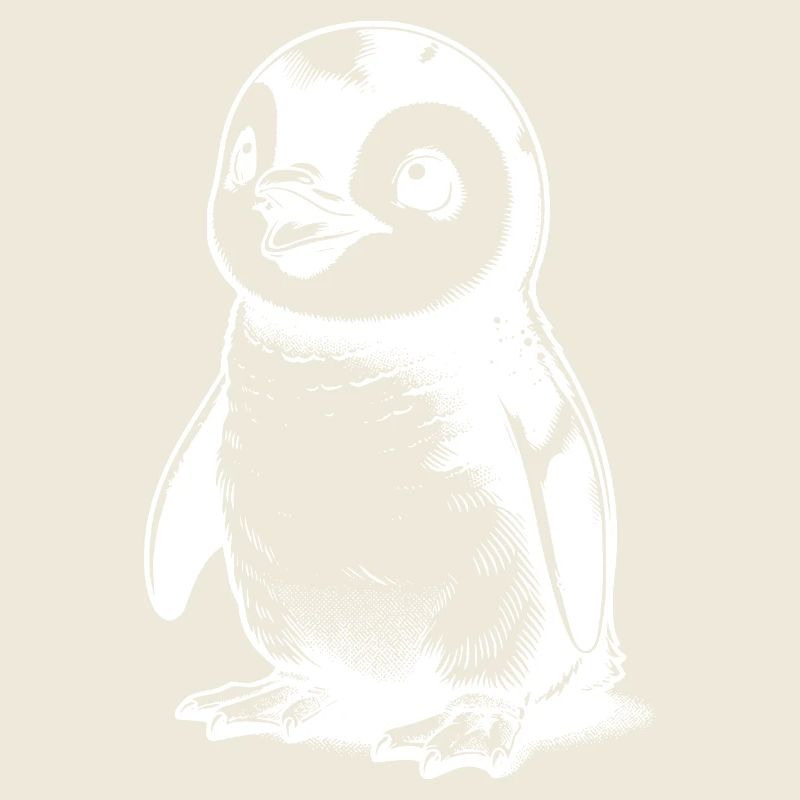 Mignon petit bébé enfants dandinant pingouin