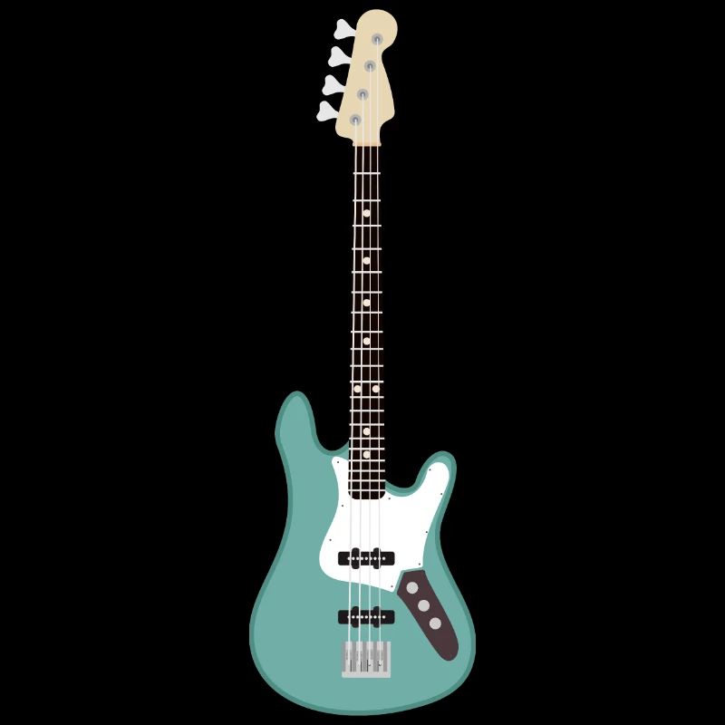 Guitare basse Seafoam Green
