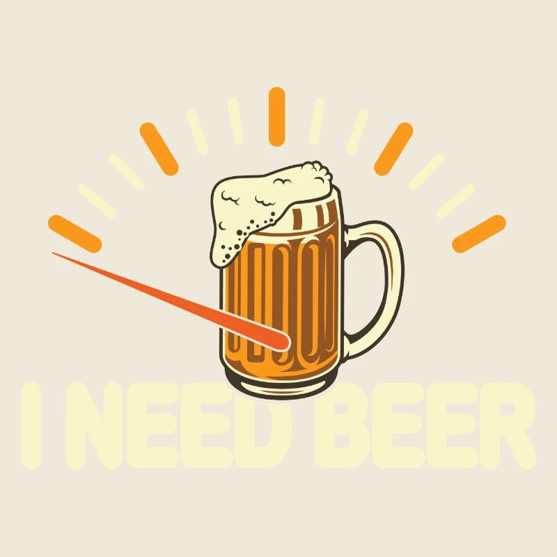 Ich Brauche Bier leerer Tank