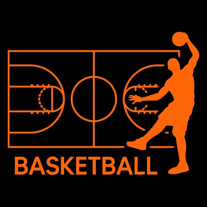 Basketteur slamdunk joueur de basket-ball « lancer des paniers »
