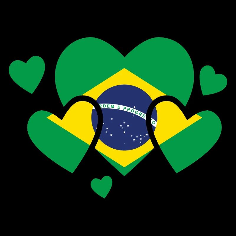 Drapeau du Brésil Drapeau de l’Amérique du Sud