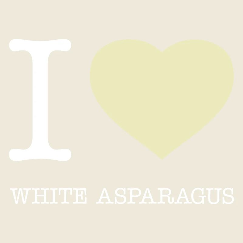 I LOVE WHITE ASPARAGUS Spargel