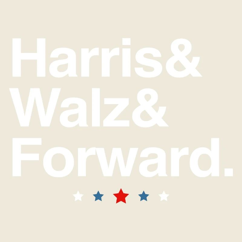 Kamala Harris & Tim Walz 2024 Maillot Forward