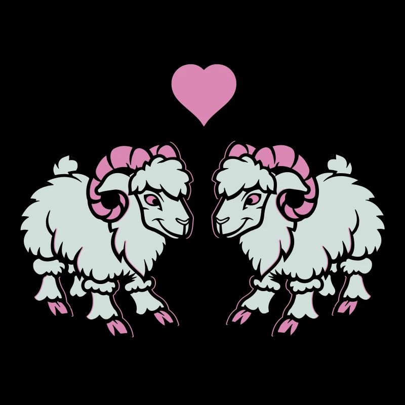 Mouton Bande Dessinée Bélier Amour