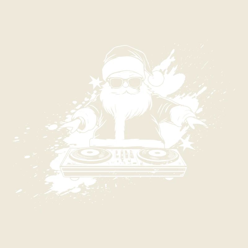 Imprimé DJ Silhouette dynamique