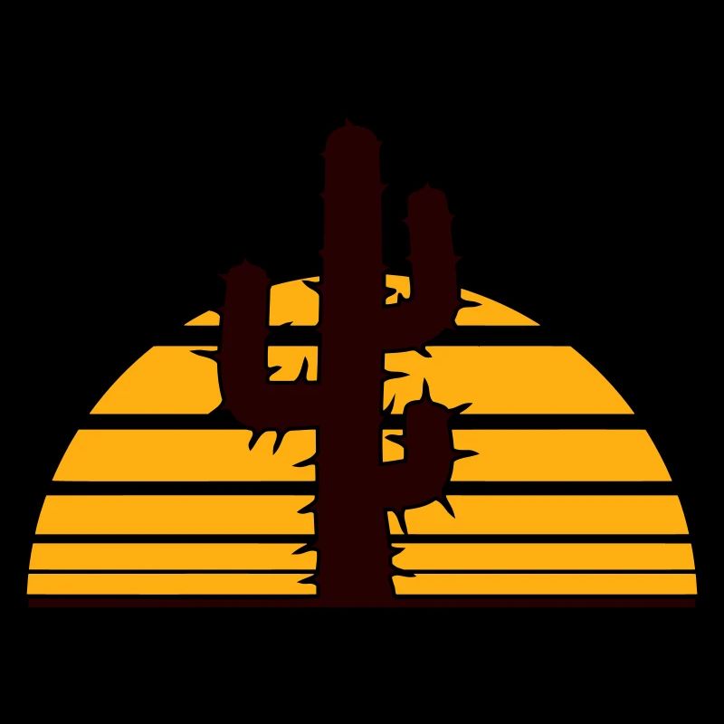 Cactus Sun Prickly Night Desert Sunset