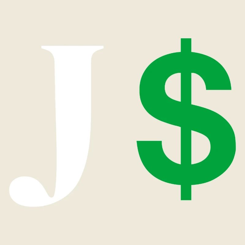 Buchstabe j Dollar