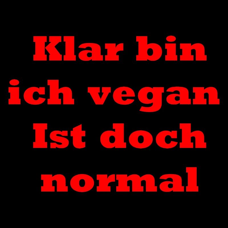 Klar bin ich vegan