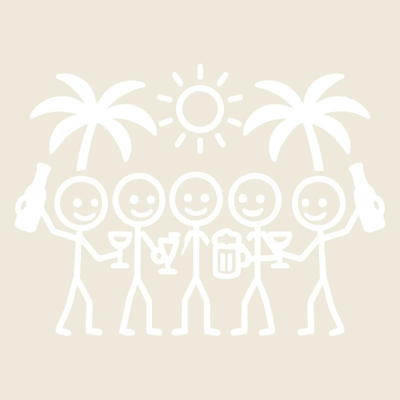 Urlaub Team Party Strand