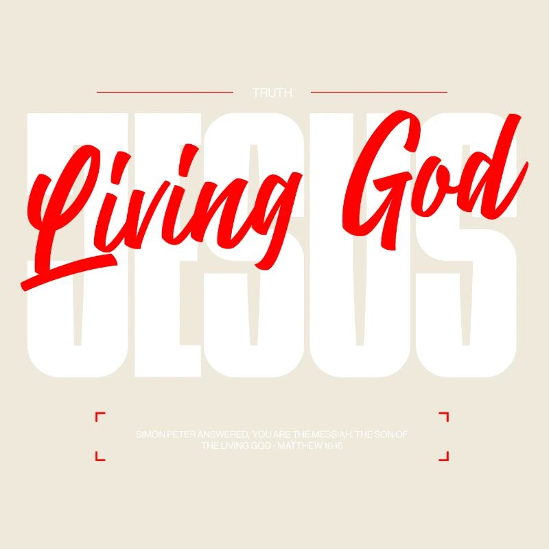 Living God Typography Tee