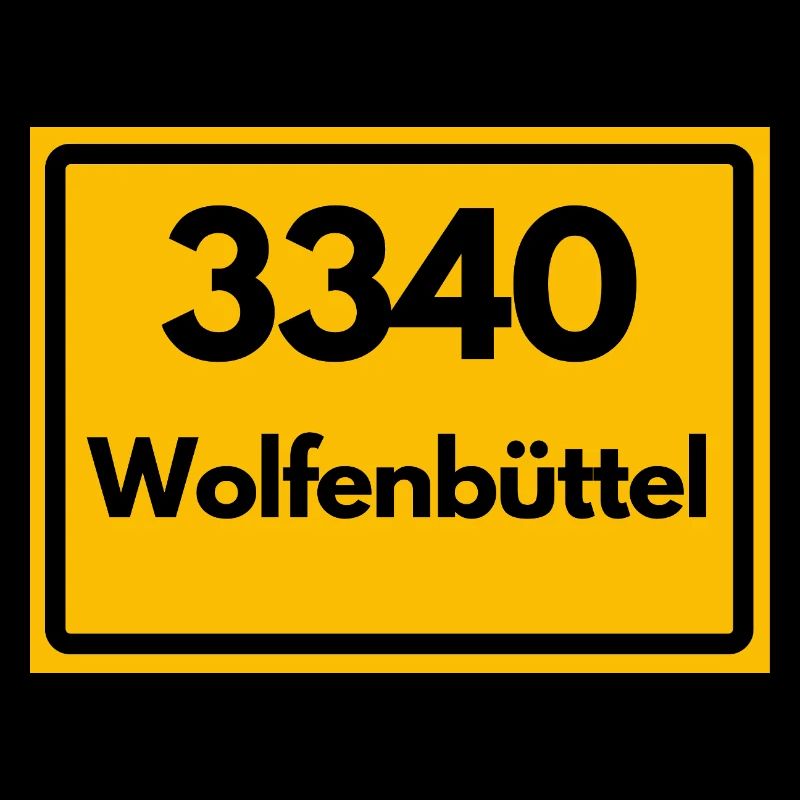 ALTE POSTLEITZAHL PLZ RETRO 3340 WOLFENBÜTTEL 