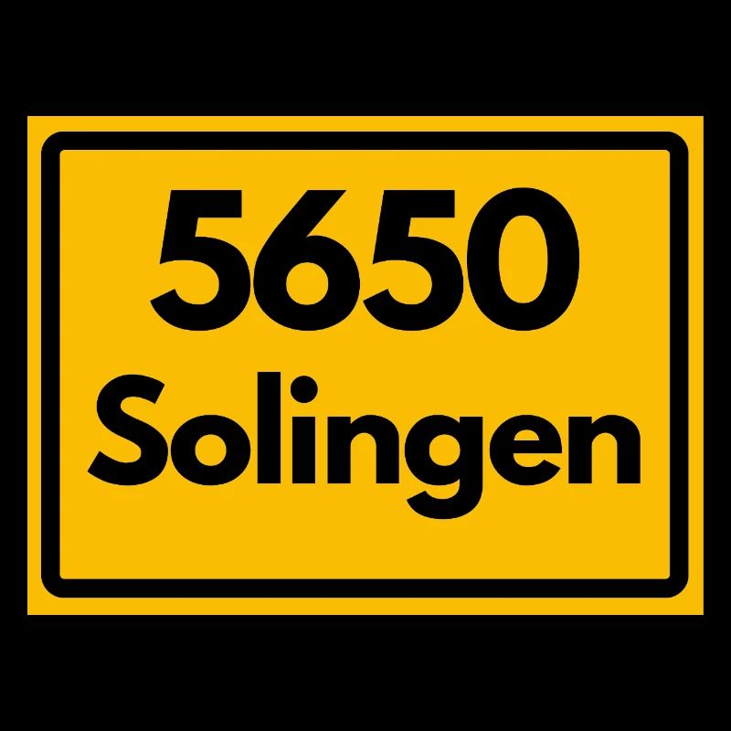 ALTE POSTLEITZAHL PLZ RETRO 5650 SOLINGEN
