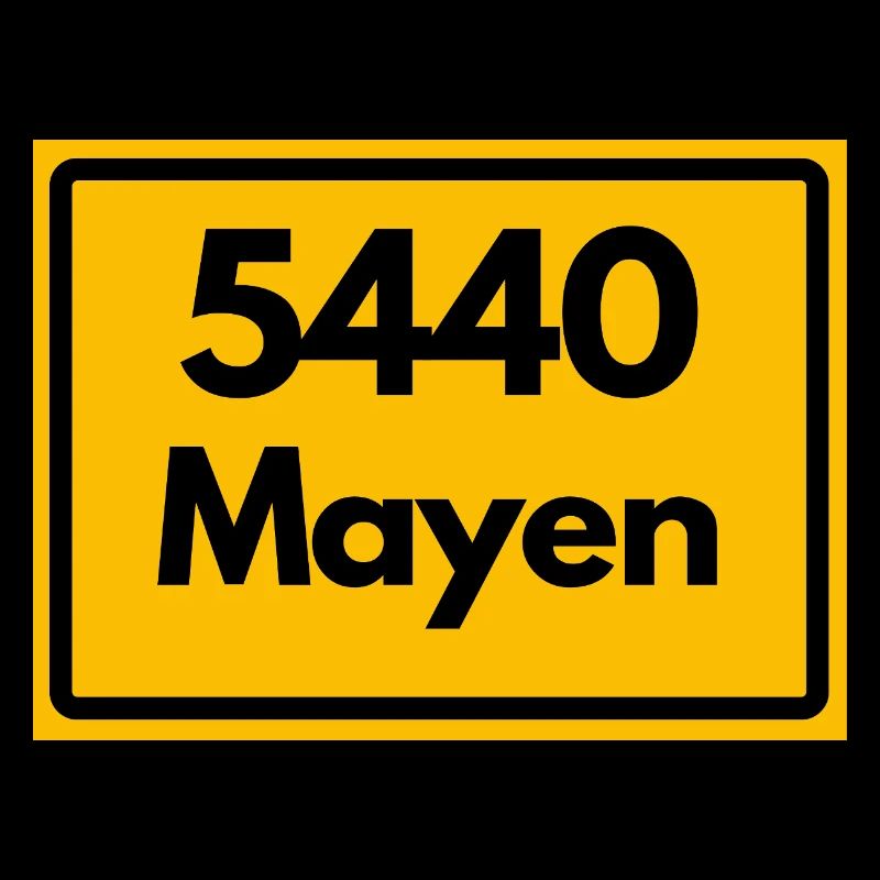 ALTE POSTLEITZAHL PLZ RETRO 5440 MAYEN