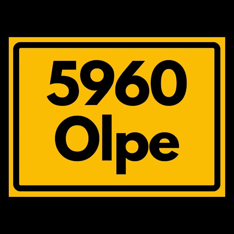ALTE POSTLEITZAHL PLZ RETRO 5960 OLPE