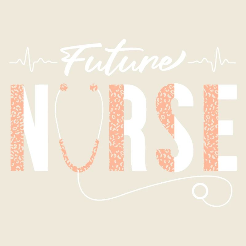 Future Nurse Stethoscope-Emblem