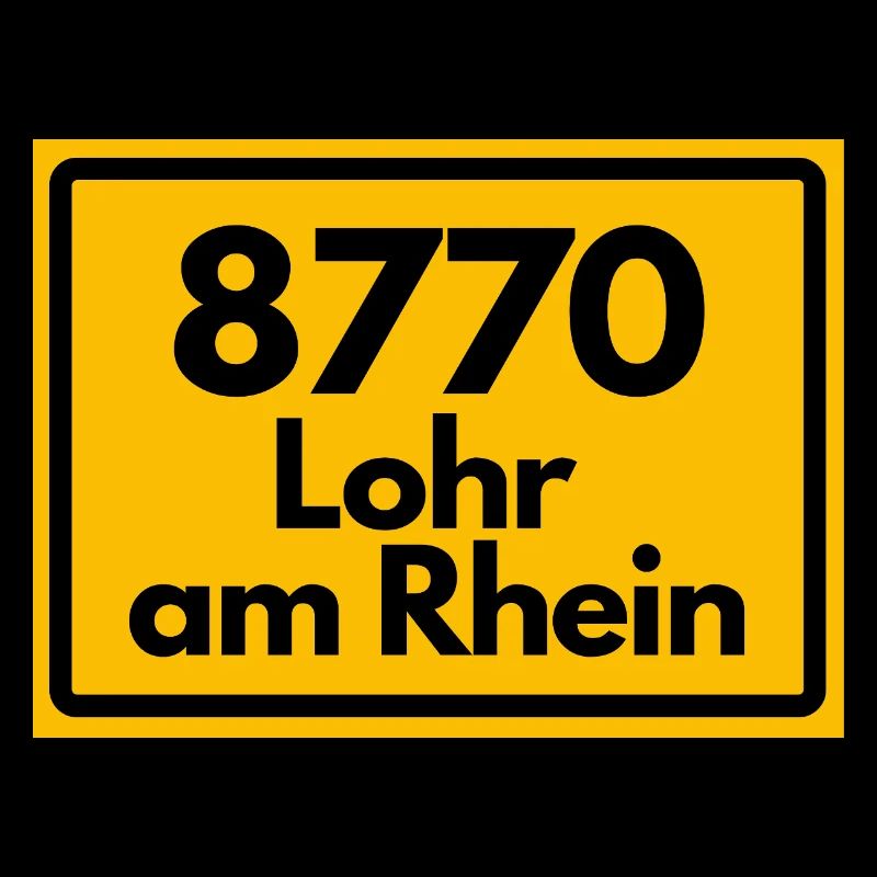 ALTE POSTLEITZAHL PLZ RETRO 8770 LOHR AM MAIN 