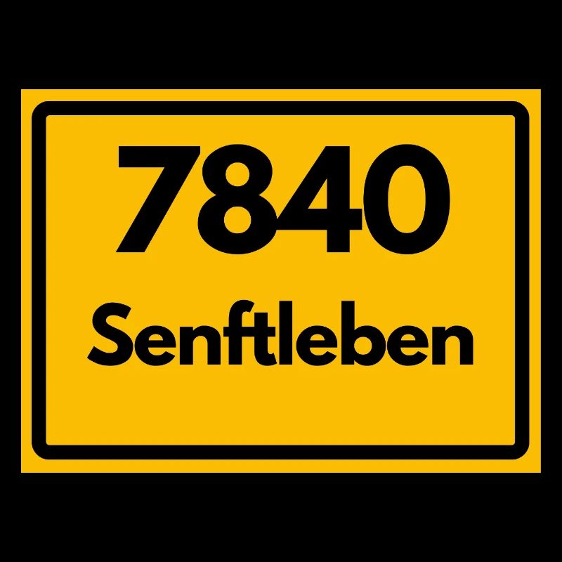 ALTE POSTLEITZAHL PLZ, BRANDENBURG 7840 SENFTLEBEN