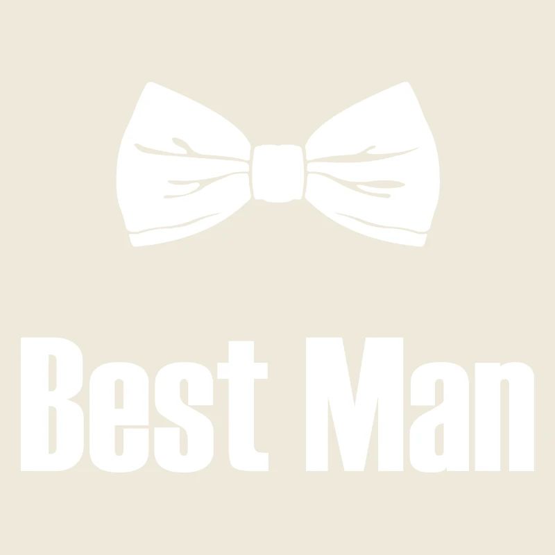 Best Man With Bowtie - Mens Bachelor Party Gift