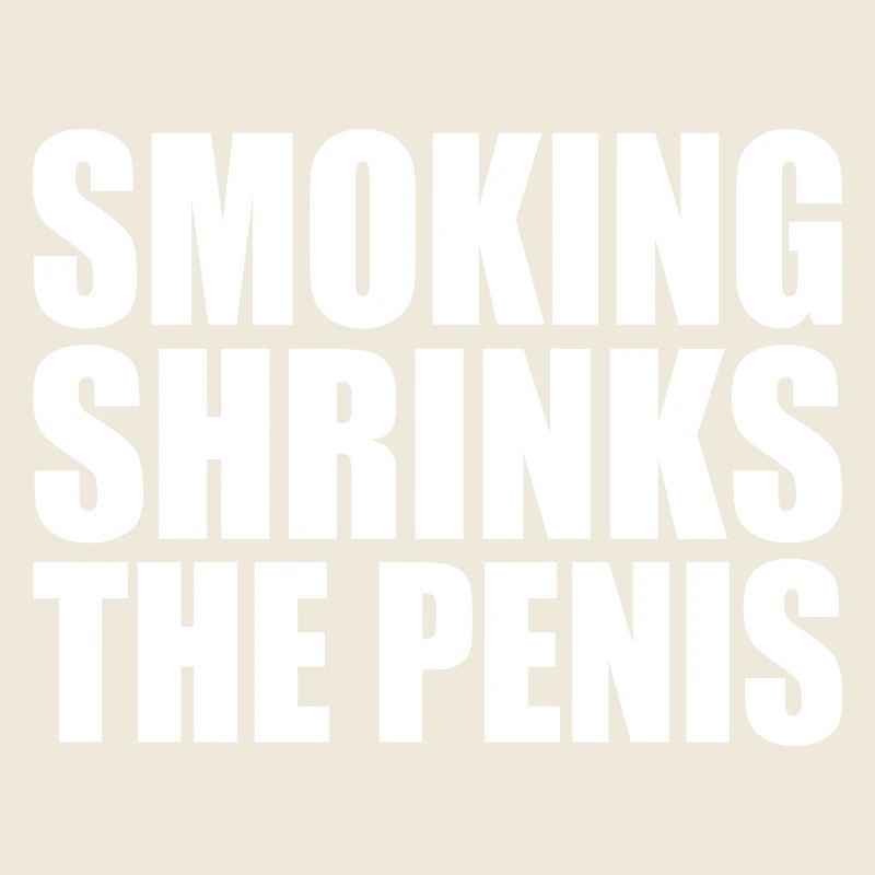 Smoking shrinks the penis