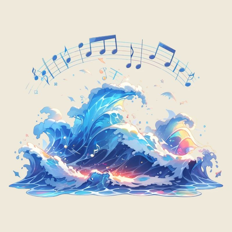 Soundwaves Waves Partitions de musique