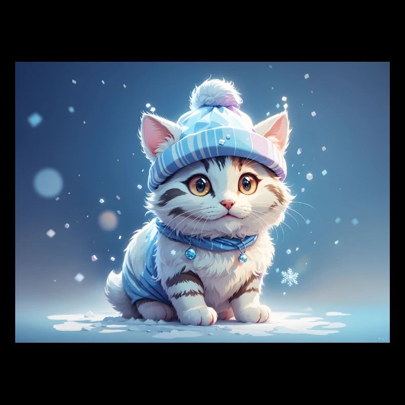 Katze mit Hut