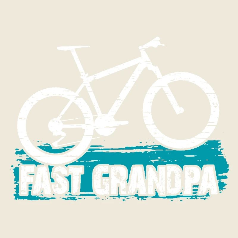 Grand-père rapide sur le vélo