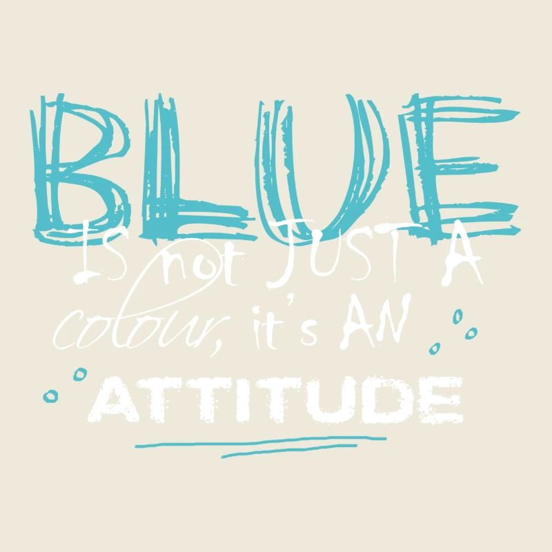 BLUE est un turquoise ATTITUDE